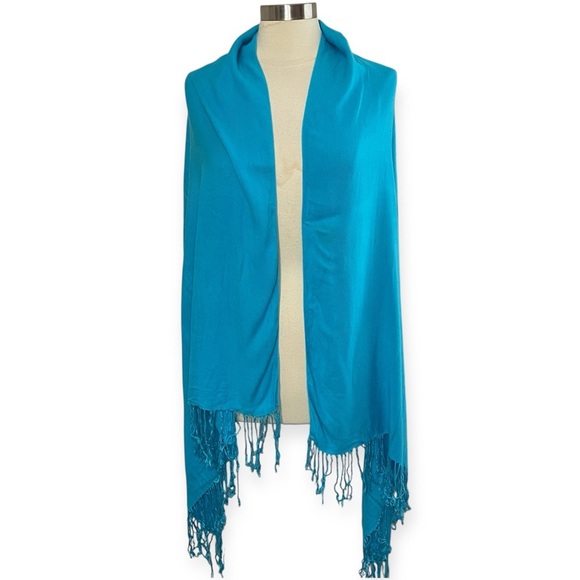 TURQUOISE Pashmina - Picture 1 of 8